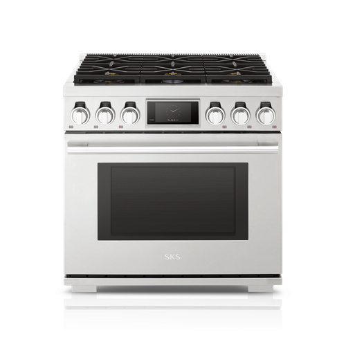 SKS SKSGR360S 36 inch gas range - front view