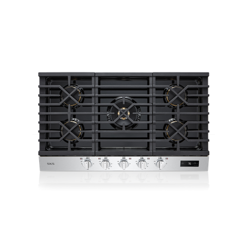 SKS SKSGT3654S 36 inch gas cooktop - top view