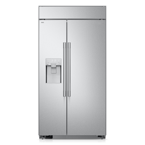 SKS SKSSB4202S 42 inch side by side refrigerator - front view