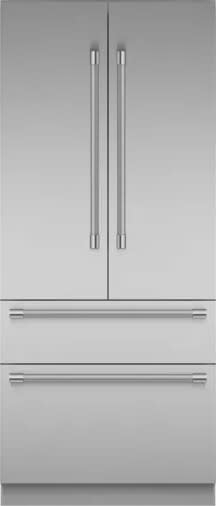 Thermador T36BT120NS 36 Inch French Door Refrigerator Professional Handle