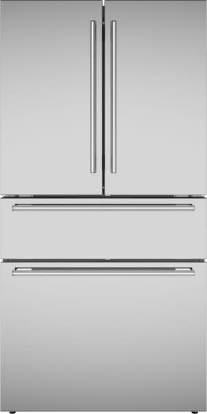 Thermador T36FL810NS 36 Inch Freestanding 4-Door French Door Refrigerator Masterpiece