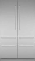 Thermador T48BT110NS 48 Inch French Door Refrigerator Masterpiece Handle