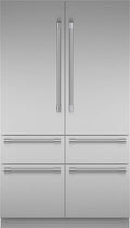 Thermador T48BT120NS 48 Inch French Door Refrigerator Professional Handle