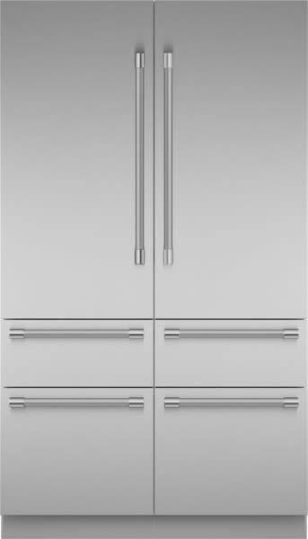Thermador T48BT120NS 48 Inch French Door Refrigerator Professional Handle