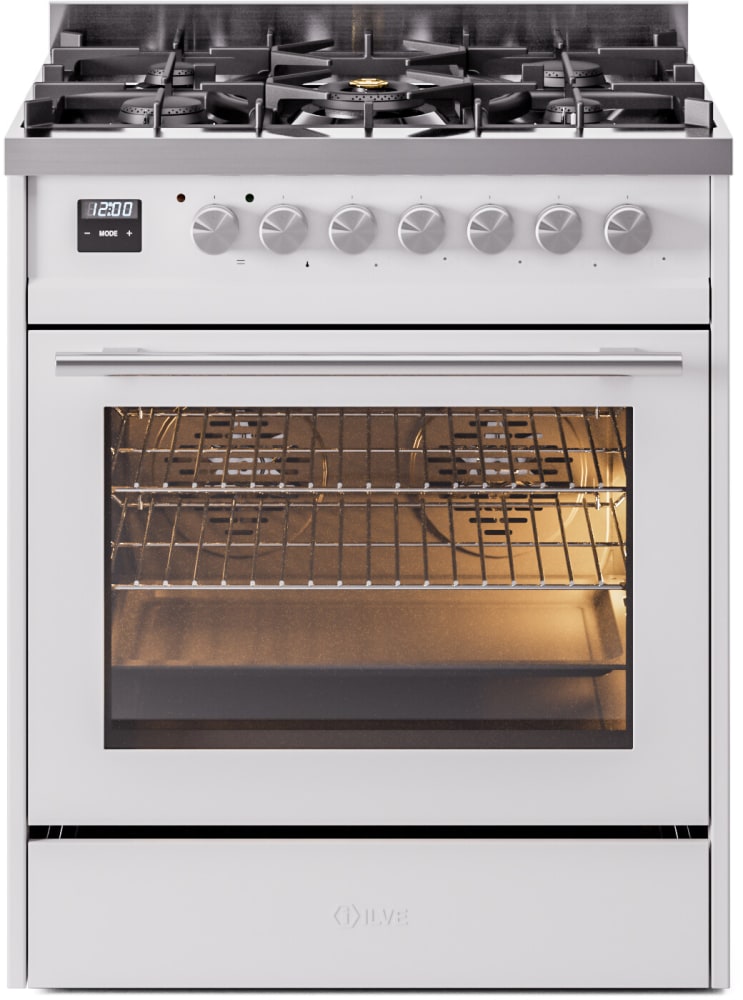 ILVE UP30WMPWH Professional Plus 30 Inch Freestanding Range