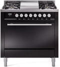 ILVE UP36FQMPBK Professional Plus 36 Inch Freestanding Range