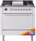 ILVE UP36FQMPRA Professional Plus 36 Inch Freestanding Range