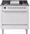 ILVE UP36FQMPWH Professional Plus 36 Inch Freestanding Range
