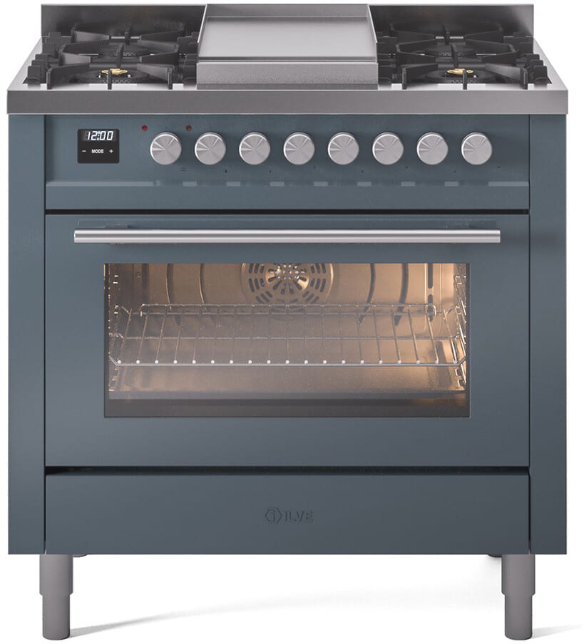 ILVE UP36FWMPBG Professional Plus 36 Inch Freestanding Range