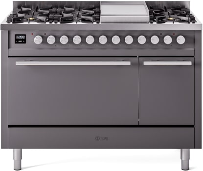ILVE UP48FQMPMG 48 Inch Freestanding Dual Fuel Range