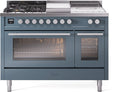 ILVE UP48FSWMPBG 48 Inch Freestanding Dual Fuel Range