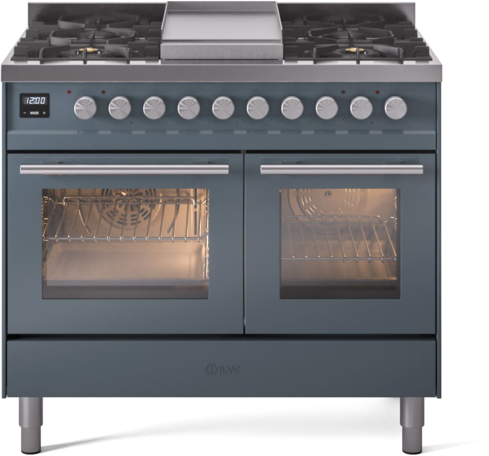 ILVE UPD40FWMPBG 40 Inch Freestanding Dual Fuel Range