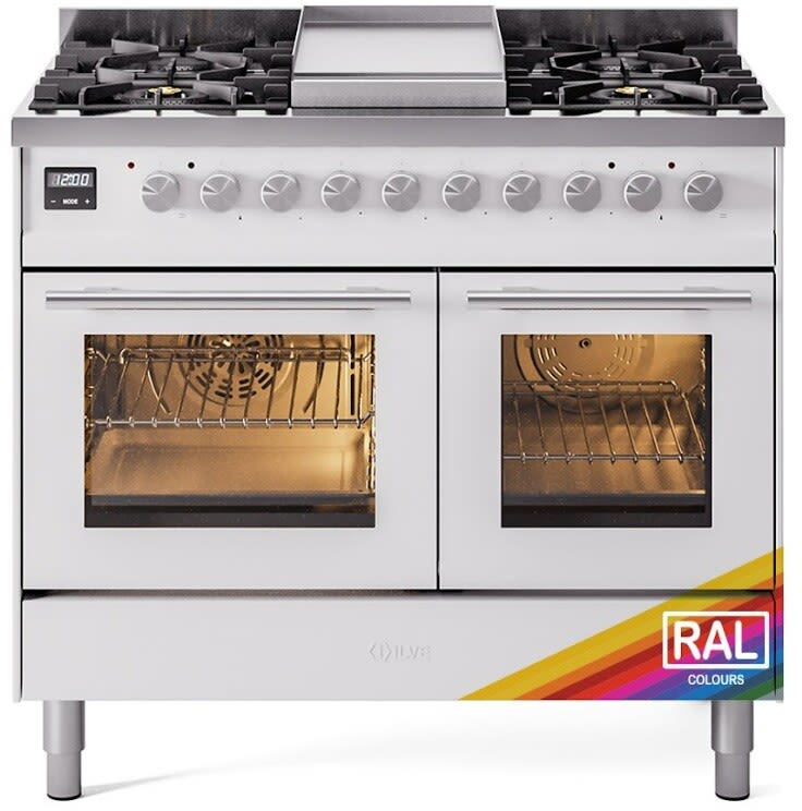 ILVE UPD40FWMPRA 40 Inch Freestanding Dual Fuel Range