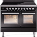 ILVE UPDI406WMPBK 40 Inch Freestanding Induction Range - Black Gloss
