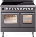ILVE UPDI406WMPMG 40 Inch Freestanding Induction Range - Matte Graphite