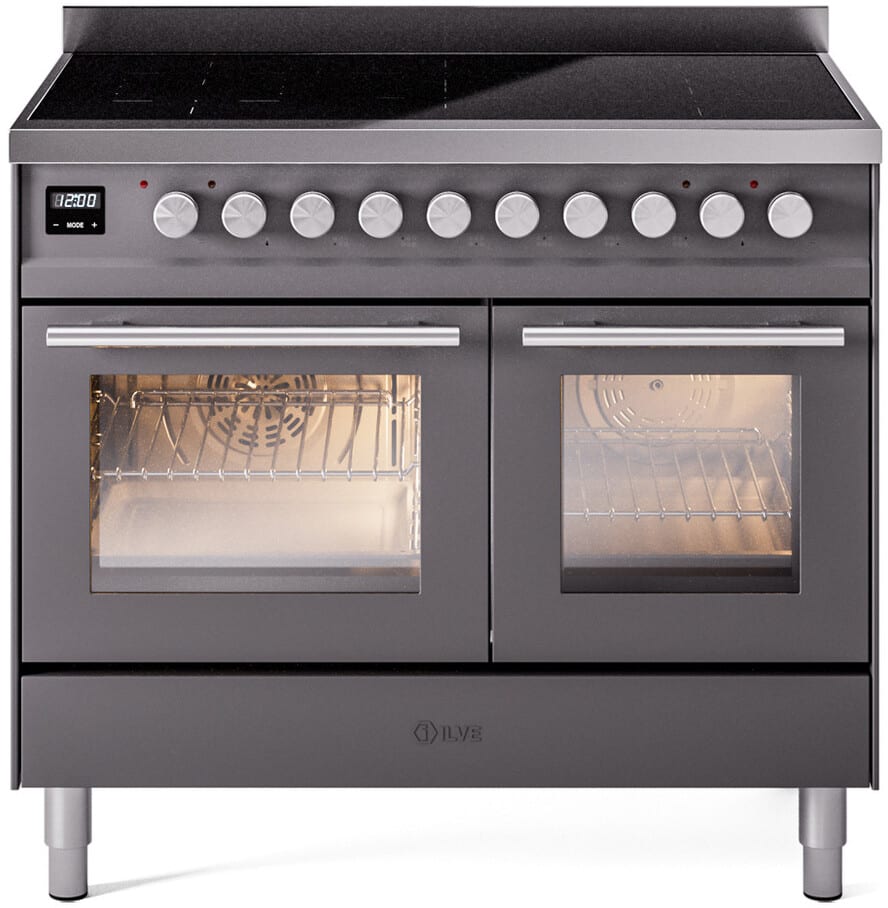ILVE UPDI406WMPMG 40 Inch Freestanding Induction Range - Matte Graphite