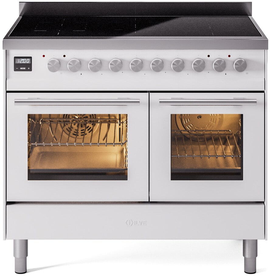 ILVE UPDI406WMPWH 40 Inch Freestanding Induction Range - White