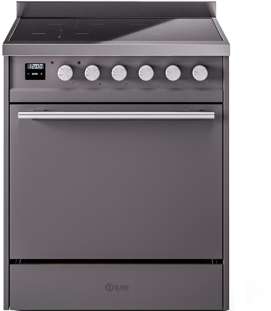 ILVE UPI304QMPMG 30 Inch Freestanding Induction Range - Matte Graphite