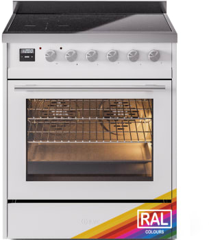 ILVE UPI304WMPRA 30 Inch Induction Range - RAL Classic Red