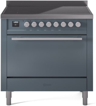 ILVE UPI366QMPBG 36 Inch Induction Range - Blue Grey