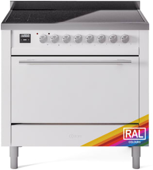ILVE UPI366QMPRA 36 Inch Induction Range - RAL Classic Red
