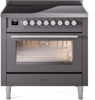 ILVE UPI366WMPMG 36 Inch Induction Range - Graphite Matte