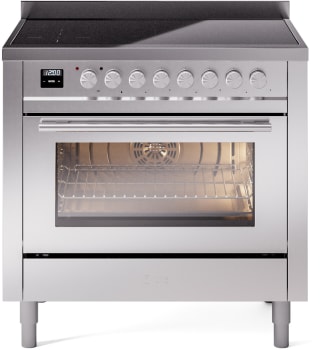 ILVE UPI366WMPSS 36 Inch Induction Range - Stainless Steel