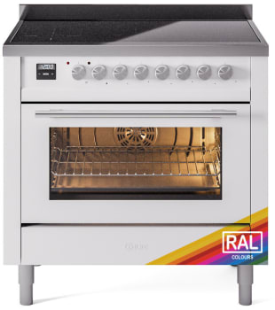 ILVE UPI366WMPRA 36 Inch Induction Range - RAL Classic Red
