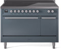 ILVE UPI486QMPBG 48 Inch Induction Range - Blue Grey