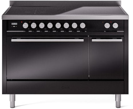 ILVE UPI486QMPBK 48 Inch Induction Range - Glossy Black
