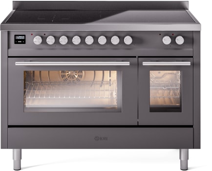 ILVE UPI486WMPMG 48 Inch Induction Range - Graphite Matte