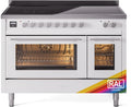 ILVE UPI486WMPRA 48 Inch Induction Range - RAL Classic Red
