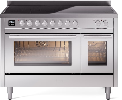 ILVE UPI486WMPSS 48 Inch Induction Range - Stainless Steel